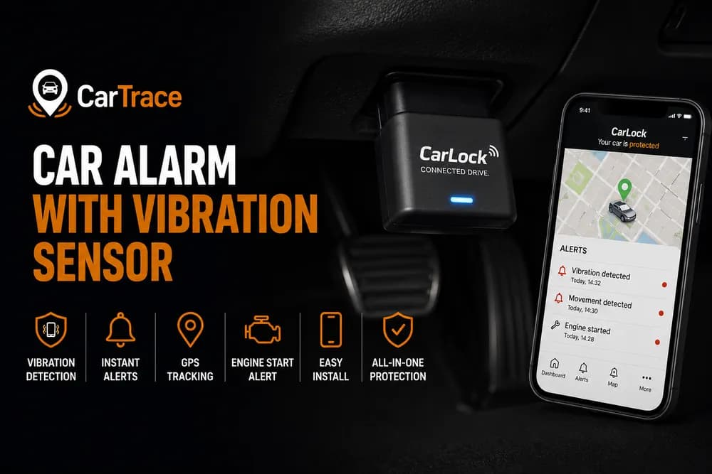 Auto-alarm met gps en trillingssensor